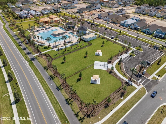 355 Caiden Dr, Ponte Vedra, FL 32081 - aerial perspective of suburban area with a pool area