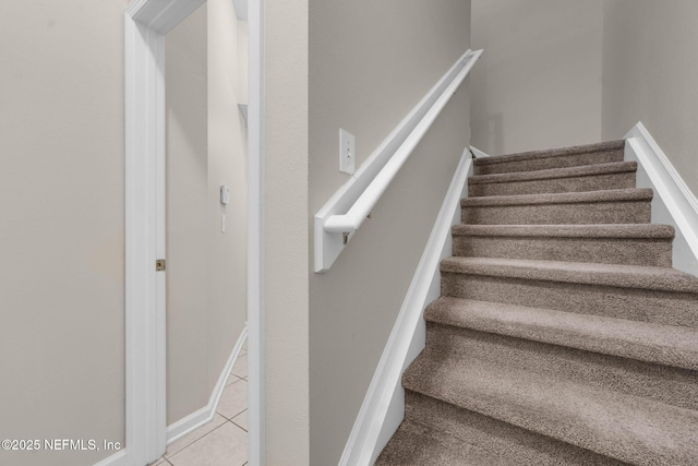 13856 Herons Landing Way Unit 11-7, Jacksonville, FL 32224 - stairway featuring tile patterned flooring