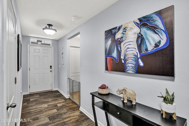 2465 Oak Stream Dr, Green Cove Springs, FL 32043 - foyer featuring dark wood finished floors and baseboards