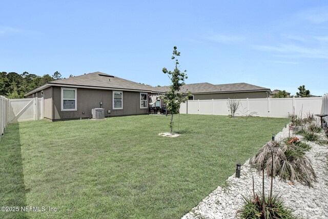 2465 Oak Stream Dr, Green Cove Springs, FL 32043 - back of property featuring central air condition unit
