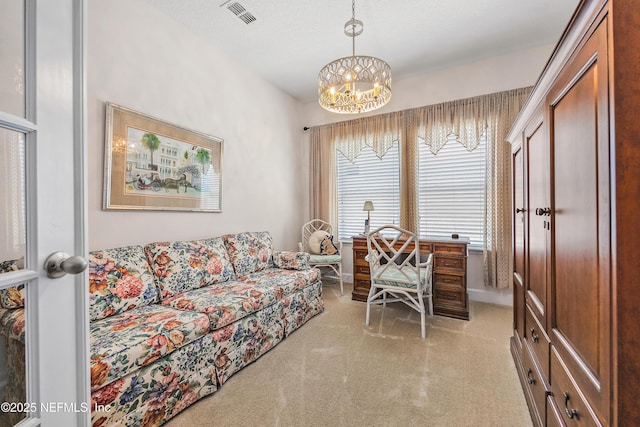 285 Yearling Blvd, Saint Johns, FL 32259 - carpeted office space with a chandelier