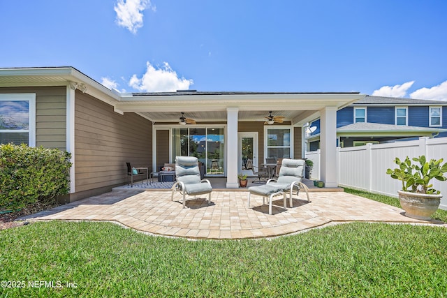285 Yearling Blvd, Saint Johns, FL 32259 - view of patio with a ceiling fan