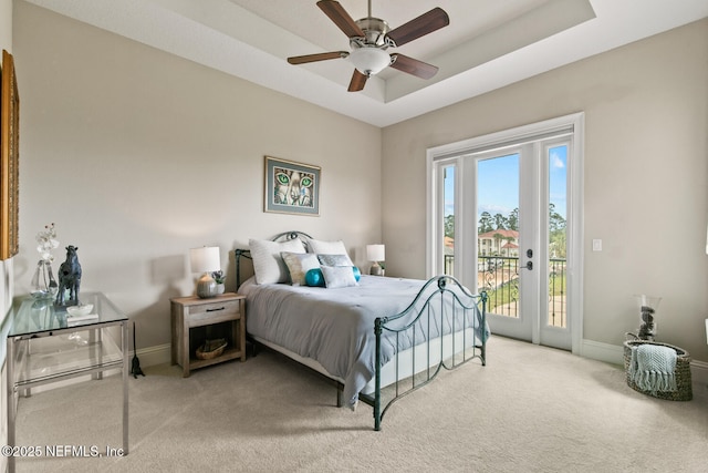 110 Heron Dr, Palm Coast, FL 32137 - bedroom with access to outside, carpet floors, and baseboards