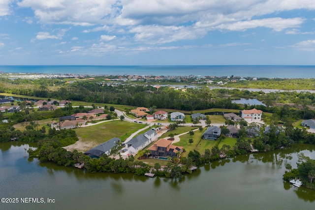 110 Heron Dr, Palm Coast, FL 32137 - view of property location featuring a nearby body of water, nearby suburban area, and a tree filled landscape