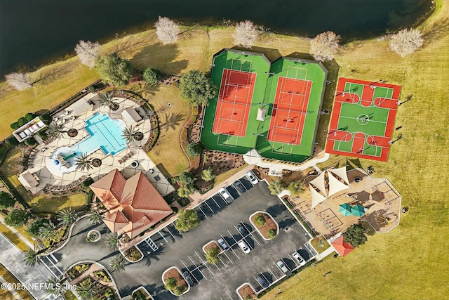 217 Willow Winds Pkwy, Saint Johns, FL 32259 - aerial view of a pool area
