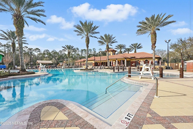 217 Willow Winds Pkwy, Saint Johns, FL 32259 - community pool with a patio area