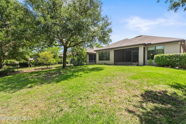153 Hammocks Landing Dr, Ponte Vedra, FL 32081 - view of yard featuring a sunroom