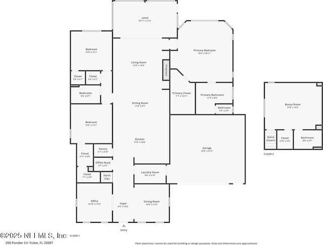 250 Ponder Cir, Yulee, FL 32097 - home floor plan