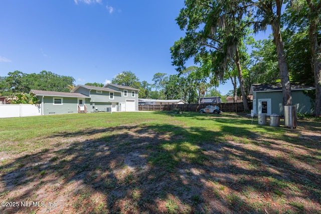 1823 Mauva Juan Ave, Jacksonville, FL 32225 - view of yard featuring a garage
