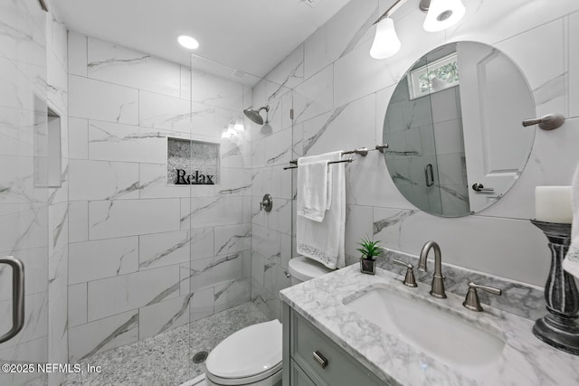 1823 Mauva Juan Ave, Jacksonville, FL 32225 - full bathroom featuring a stall shower, toilet, and vanity