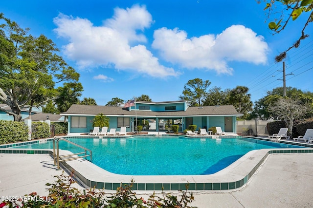705 Marsh Cove Pl, Ponte Vedra Beach, FL 32082 - community pool featuring a patio area