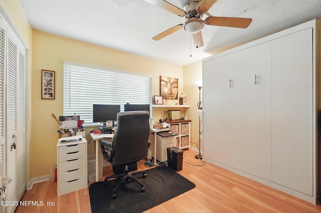 705 Marsh Cove Pl, Ponte Vedra Beach, FL 32082 - office space with light wood-type flooring and a ceiling fan
