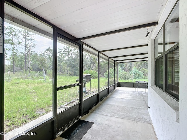23063 SW Edgewater Blvd, Dunnellon, FL 34431 - unfurnished sunroom featuring plenty of natural light