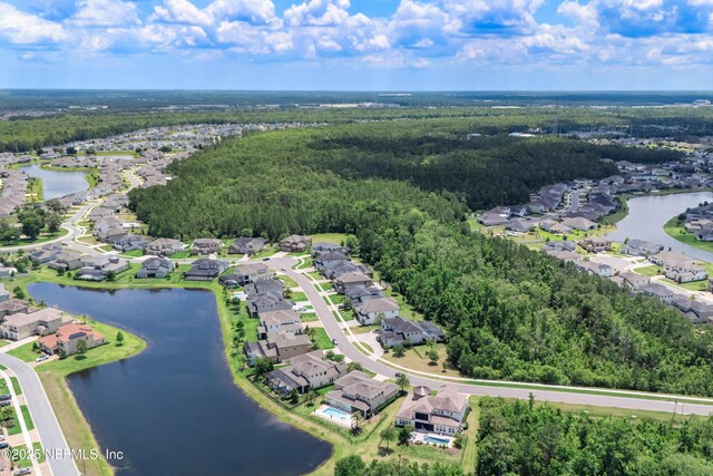 361 Amalurra Trl, Saint Johns, FL 32259 - aerial view of property and surrounding area featuring a nearby body of water, nearby suburban area, and a forest