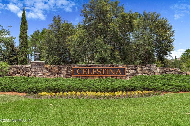 361 Amalurra Trl, Saint Johns, FL 32259 - community / neighborhood sign featuring a yard