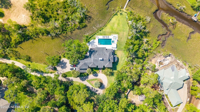 24544 Deer Trace Dr, Ponte Vedra Beach, FL 32082 - bird's eye view of a pool