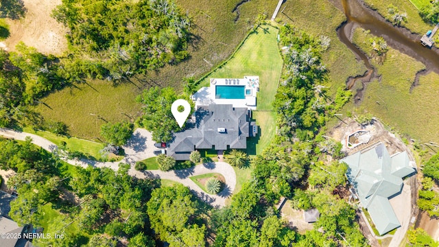 24544 Deer Trace Dr, Ponte Vedra Beach, FL 32082 - aerial view of a pool area