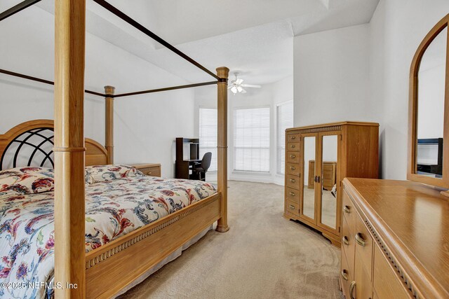 809 Lotus Ln N, Fruit Cove, FL 32259 - bedroom featuring light carpet and ceiling fan