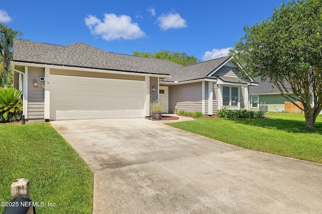 1770 High Brook Ct, Jacksonville, FL 32225 - single story home featuring driveway, a front lawn, a garage, and roof with shingles
