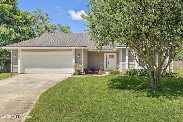 1770 High Brook Ct, Jacksonville, FL 32225 - view of front of house featuring a garage, driveway, and roof with shingles