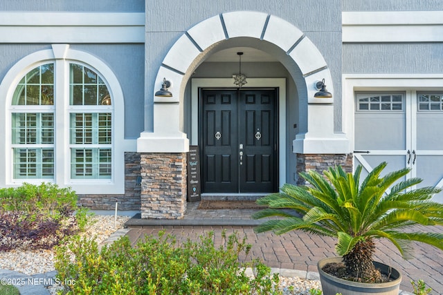 135 Tate Ln, Saint Johns, FL 32259 - view of exterior entry with stone siding
