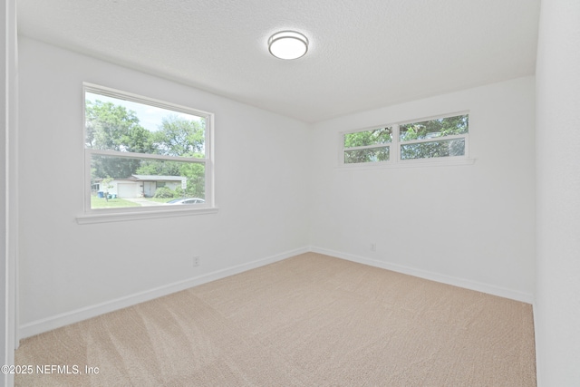 7420 Mayapple Rd, Jacksonville, FL 32211 - unfurnished room with carpet flooring, plenty of natural light, baseboards, and a textured ceiling