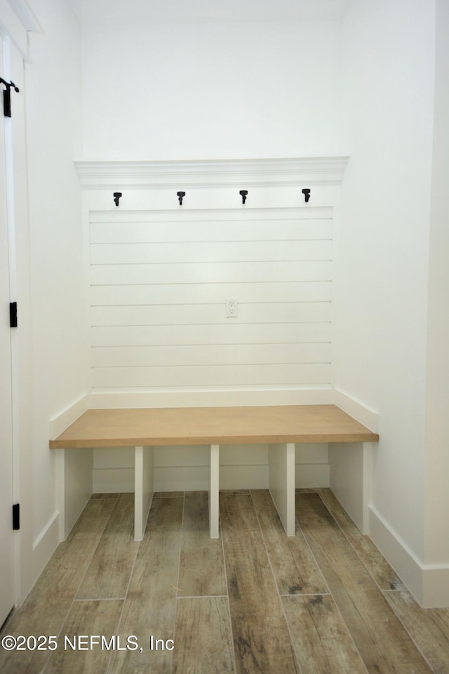 95121 N Ellis Landing Rd, Fernandina Beach, FL 32034 - mudroom featuring light wood-type flooring