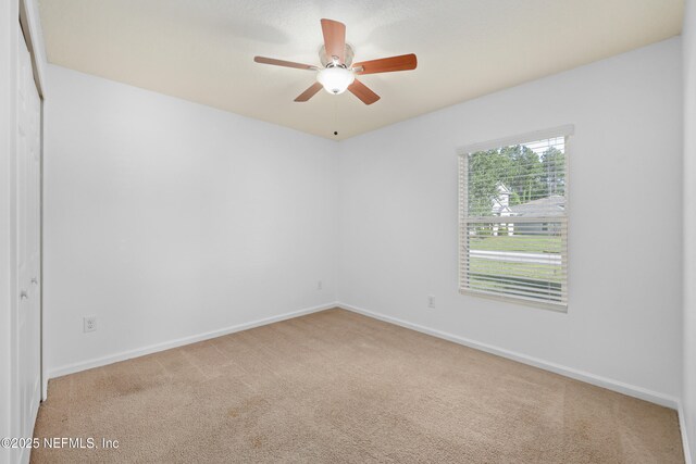 467 S Aberdeenshire Dr, Saint Johns, FL 32259 - carpeted empty room featuring baseboards and a ceiling fan