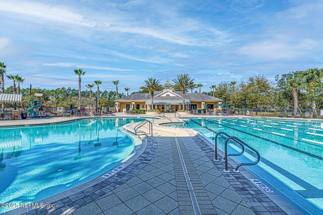 467 S Aberdeenshire Dr, Saint Johns, FL 32259 - community pool featuring fence and a patio area