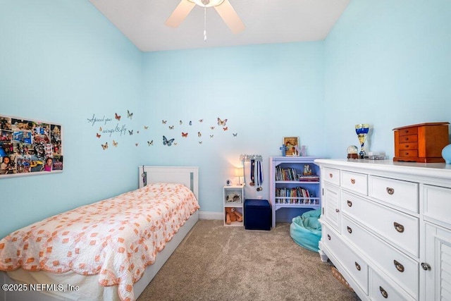 2035 Arden Forest Pl, Fleming Island, FL 32003 - carpeted bedroom featuring baseboards and ceiling fan