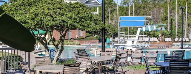2035 Arden Forest Pl, Fleming Island, FL 32003 - view of patio / terrace featuring a community pool