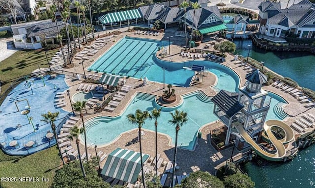 2035 Arden Forest Pl, Fleming Island, FL 32003 - community pool featuring a water view