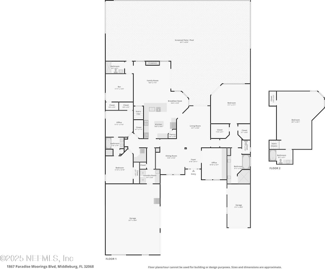 1867 Paradise Moorings Blvd, Middleburg, FL 32068 - room layout