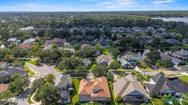 1867 Paradise Moorings Blvd, Middleburg, FL 32068 - aerial view of residential area featuring a large body of water