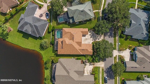1867 Paradise Moorings Blvd, Middleburg, FL 32068 - aerial view of property and surrounding area featuring nearby suburban area and a large body of water