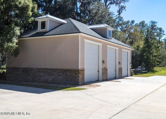 1867 Paradise Moorings Blvd, Middleburg, FL 32068 - view of garage