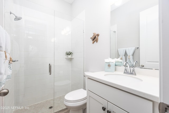 103 Tarbert Ln, Saint Augustine, FL 32092 - full bath featuring vanity, a shower stall, and toilet