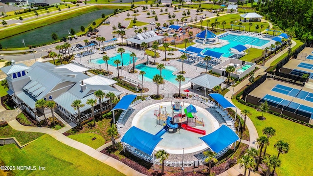 103 Tarbert Ln, Saint Augustine, FL 32092 - drone / aerial view of a pool area