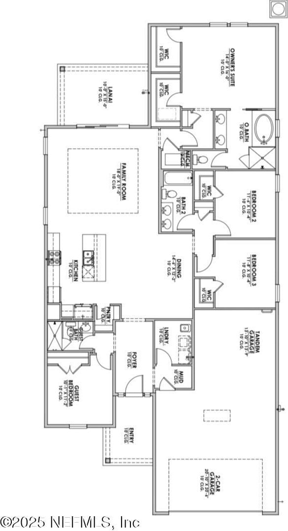 103 Tarbert Ln, Saint Augustine, FL 32092 - view of floor plan / room layout