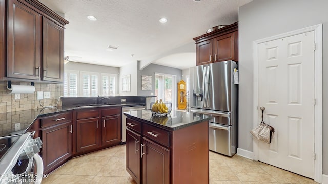 200 Huntston Way, Saint Johns, FL 32259 - kitchen with stainless steel appliances, a sink, healthy amount of natural light, light tile patterned flooring, and recessed lighting