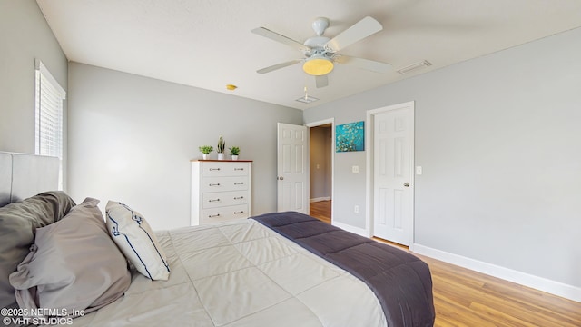 200 Huntston Way, Saint Johns, FL 32259 - bedroom featuring wood finished floors, ceiling fan, and baseboards