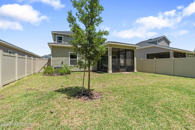 727 Lake Sinclair St, Saint Augustine, FL 32084 - back of house featuring a sunroom