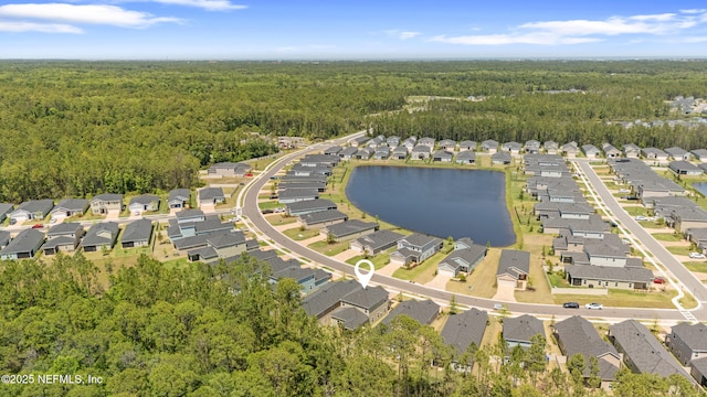 727 Lake Sinclair St, Saint Augustine, FL 32084 - view of property location featuring a heavily wooded area, nearby suburban area, and a nearby body of water