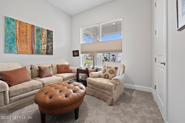 40 Martha Ct, Saint Augustine, FL 32092 - carpeted living room featuring baseboards