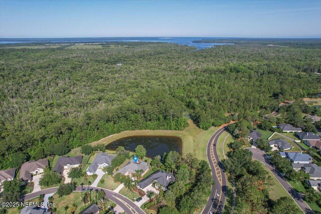 2005 Rivers Own Rd, Saint Augustine, FL 32092 - view of property location featuring a forest, a large body of water, and nearby suburban area