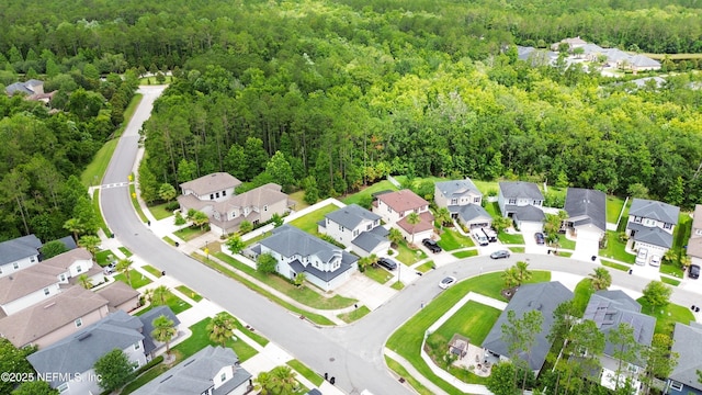 514 Heron Landing Rd, Saint Johns, FL 32259 - aerial view of residential area with a heavily wooded area