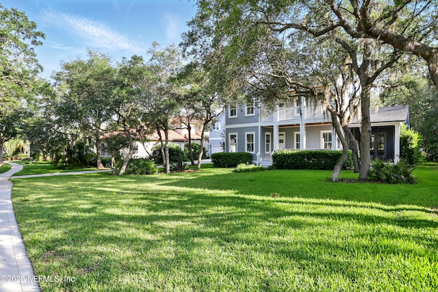 318 Sophia Ter, Saint Augustine, FL 32095 - view of front facade featuring a front yard