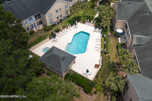 204 Augusta Cir, Saint Augustine, FL 32086 - aerial view of a pool