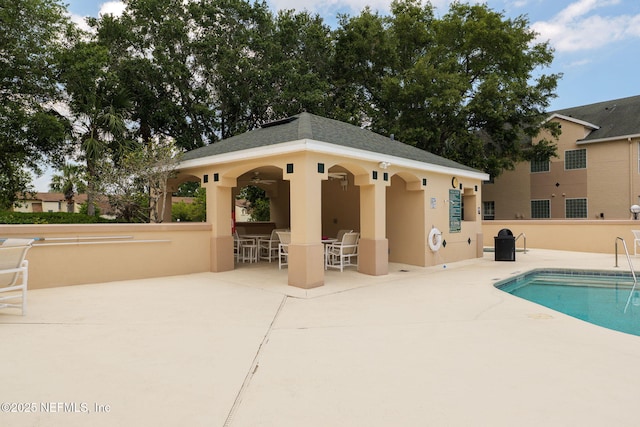 204 Augusta Cir, Saint Augustine, FL 32086 - community pool featuring a gazebo and a patio area
