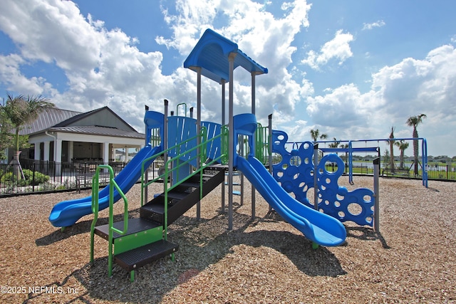 view of communal playground